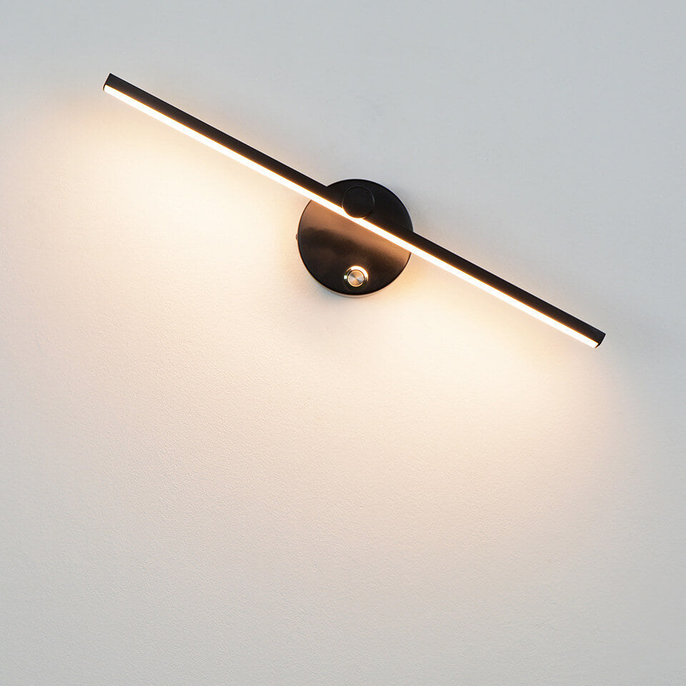 Scandinavian Minimalist Long Bar LED Wall Light | 1-Light