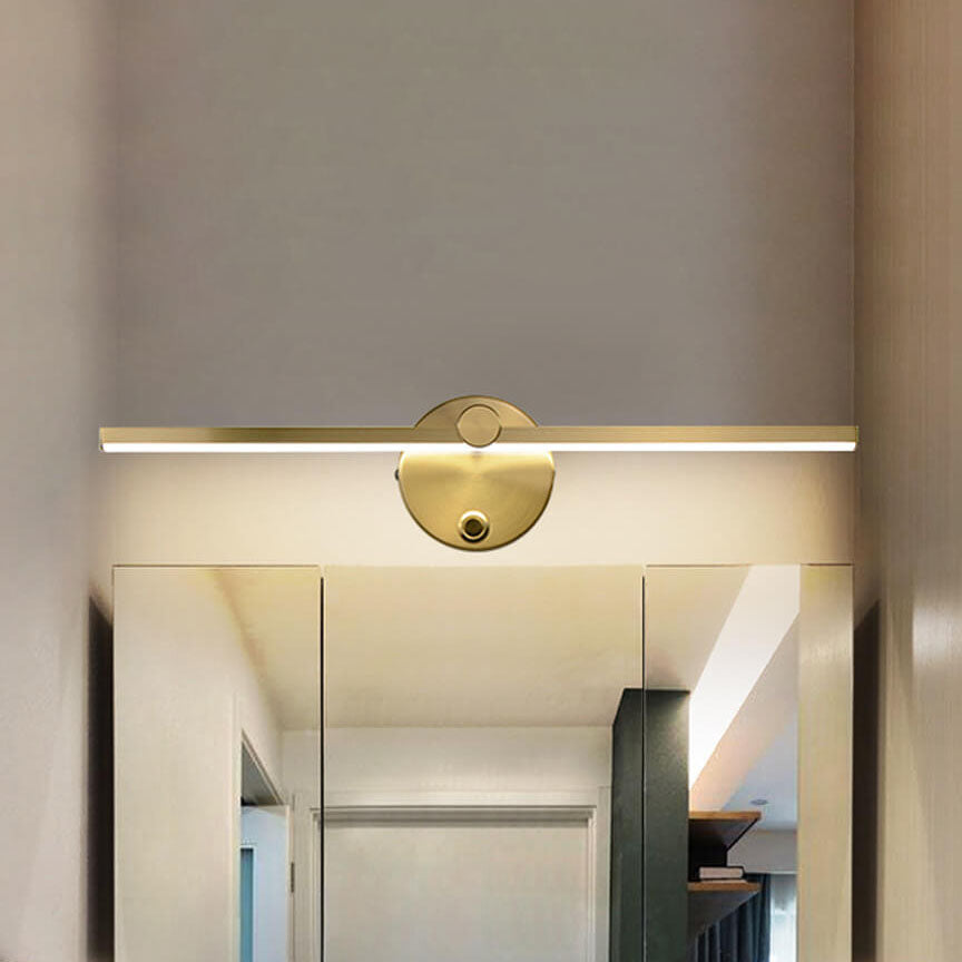 Scandinavian Minimalist Long Bar LED Wall Light | 1-Light