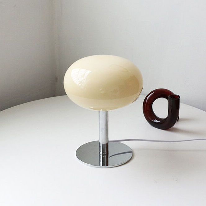Nordic Retro Round Glass Table Lamp 1-Light