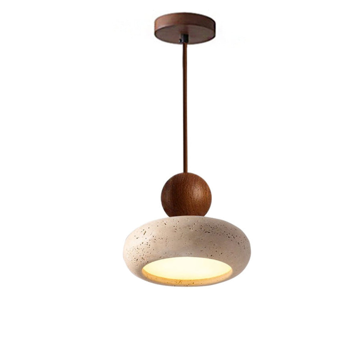 Modern Stone Pendant Light 1-Light