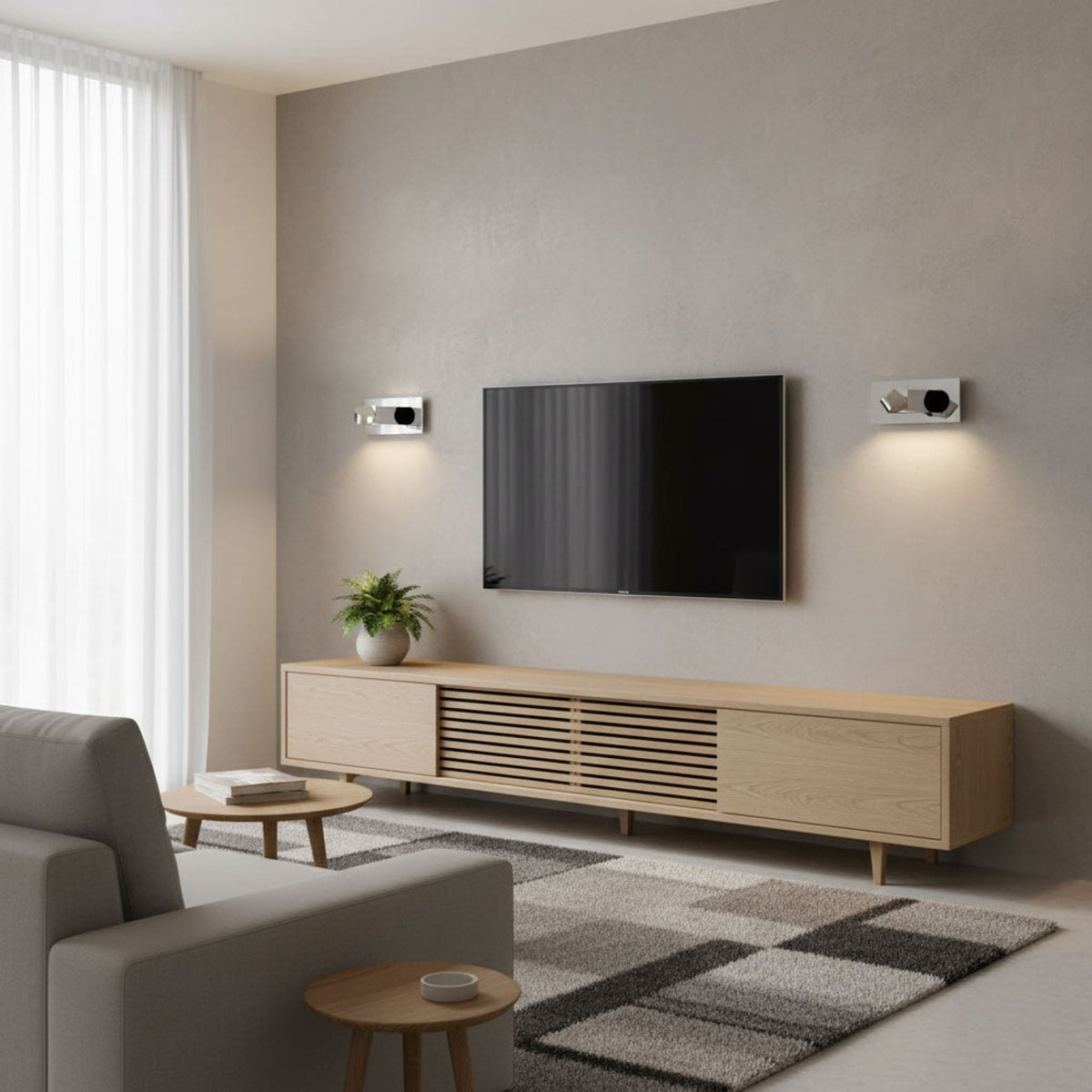 Modern Aluminium Wall Light 1-Light
