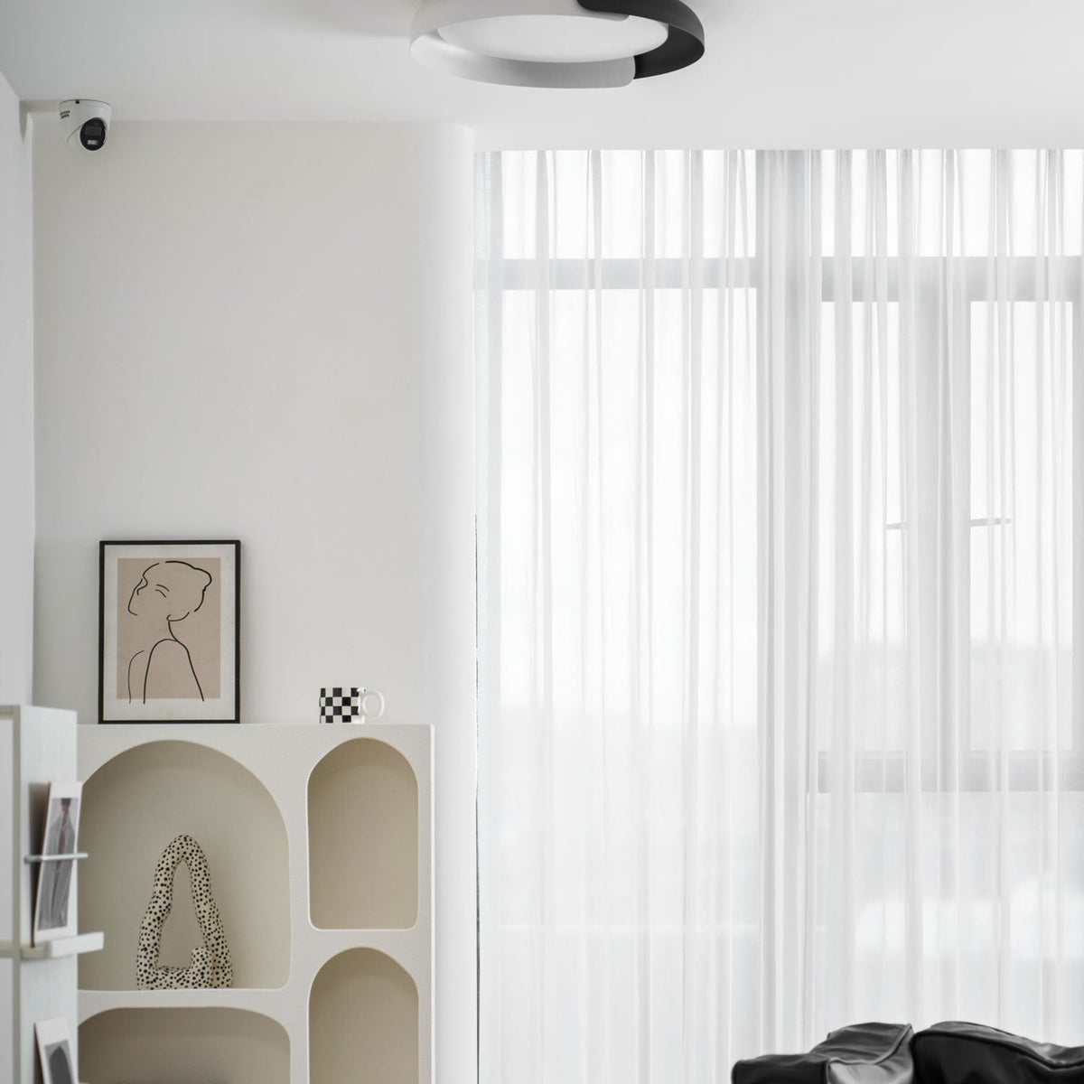 Modern Acrylic Flush Ø46 Ceiling Light 1-Light