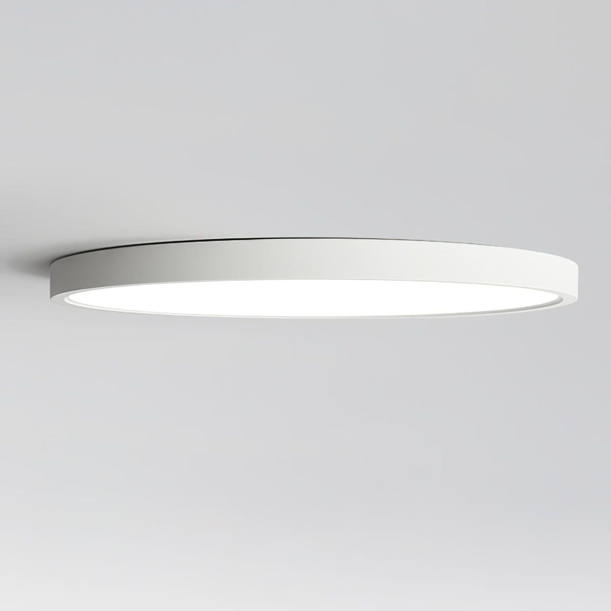 Minimalist Iron Slim Low-Profile Ceiling Light 1-Light