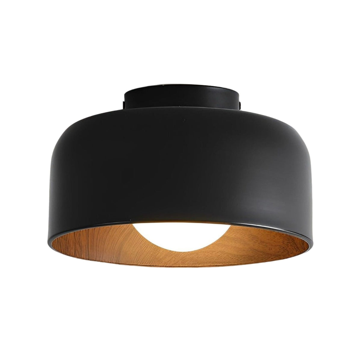 Modern Iron Semi-Flush Ceiling Light 1-Light