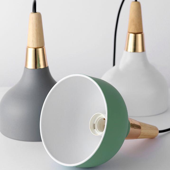 Contemporary Macaron Disc Pendant 1-Light