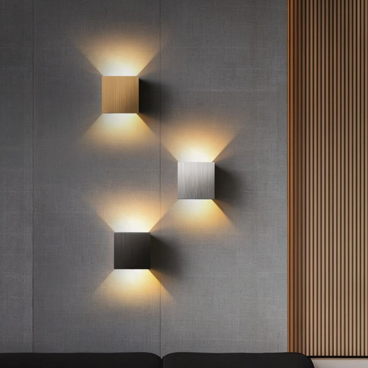 Modern Aluminium 3.9cm Wall Light 1-Light