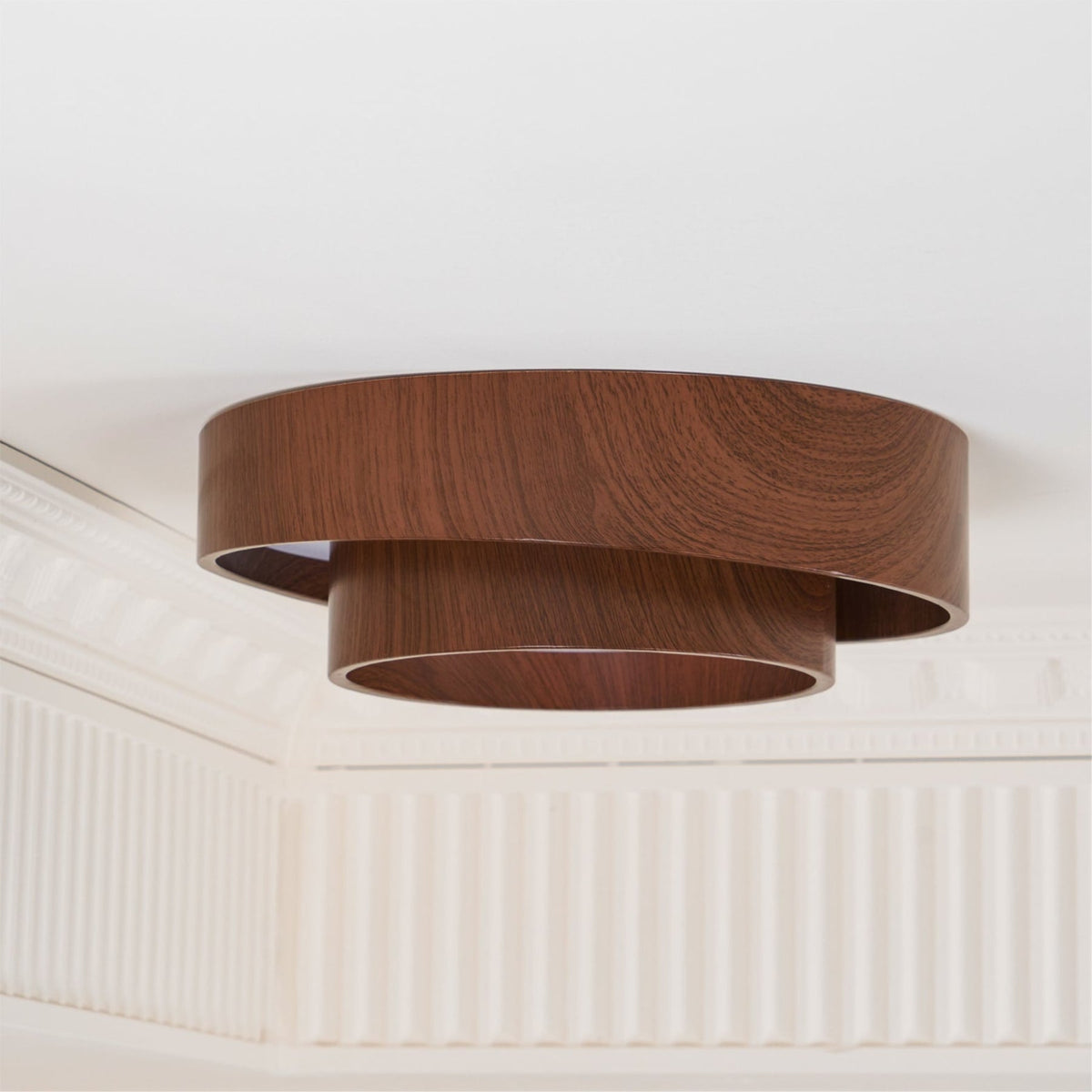 Scandinavian Iron Flush Ceiling Light 1-Light