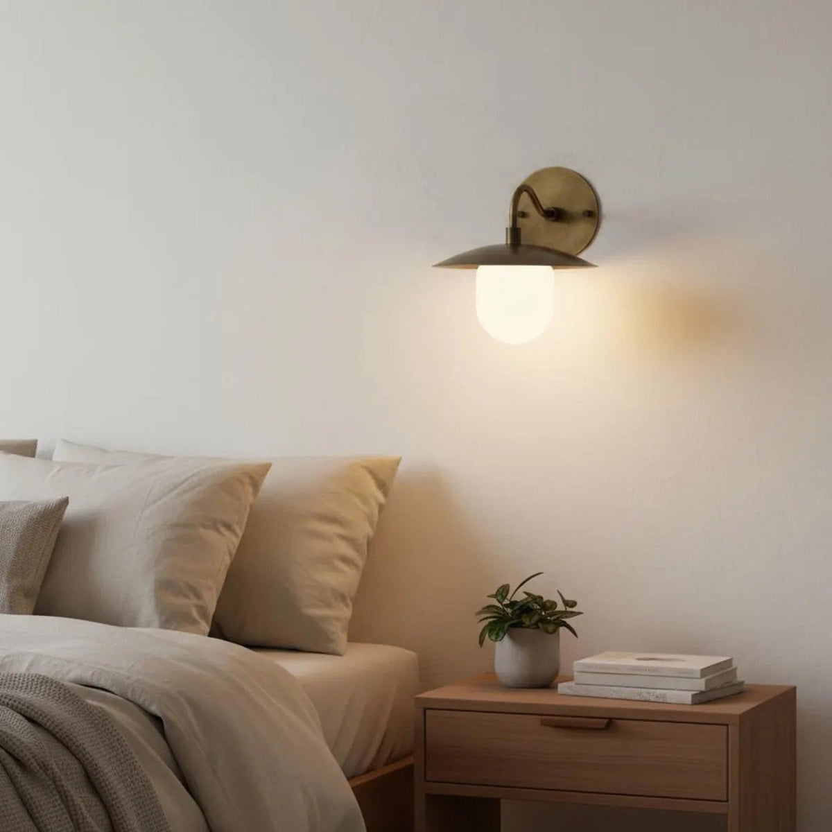 Modern Iron Brass Wall Light 1-Light