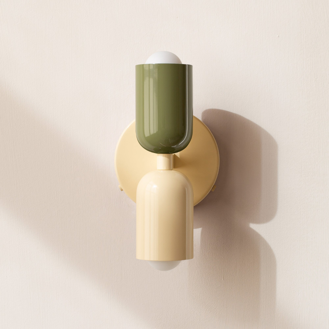 Contemporary Minimalist Cylinder Wall Sconce LED 2-Light