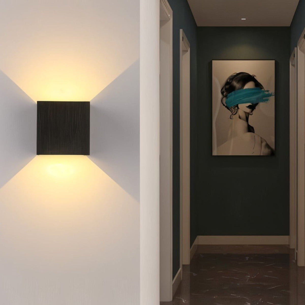 Modern Aluminium 3.9cm Wall Light 1-Light