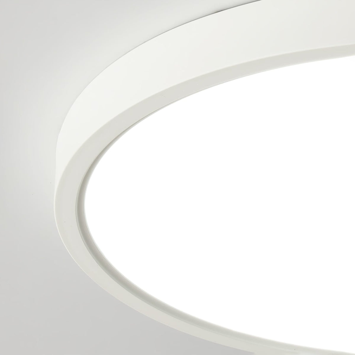 Minimalist Iron Slim Low-Profile Ceiling Light 1-Light