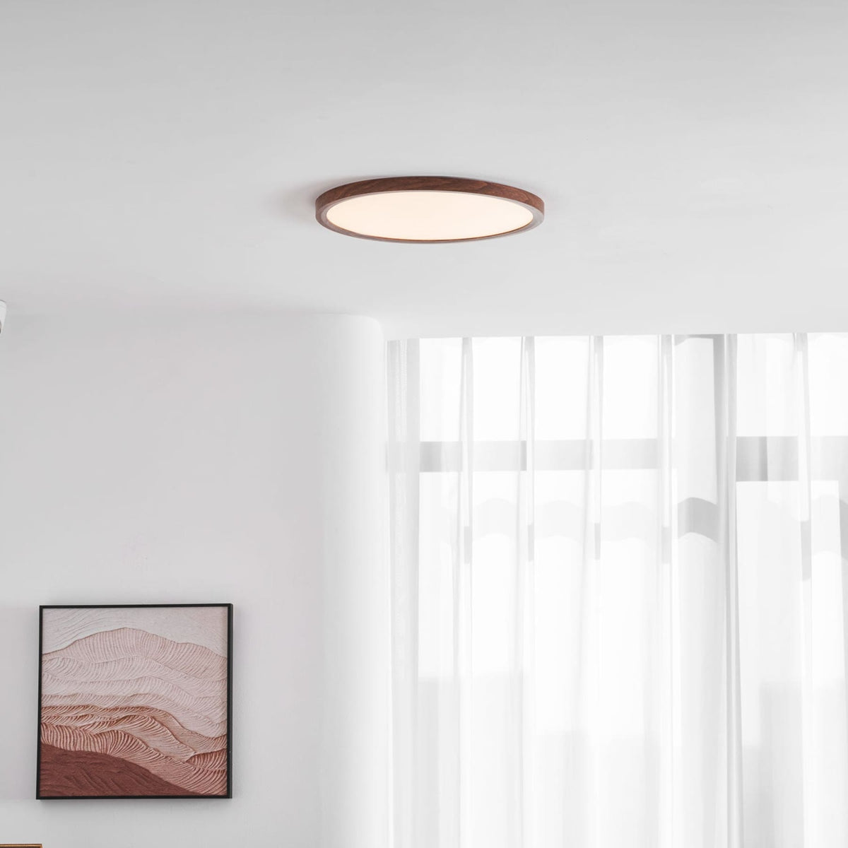 Minimalist Abs Slim Profile Ceiling Light 1-Light