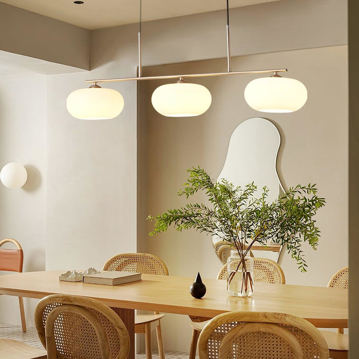 Modern Iron Tri-Colour Pendant Light 1-Light