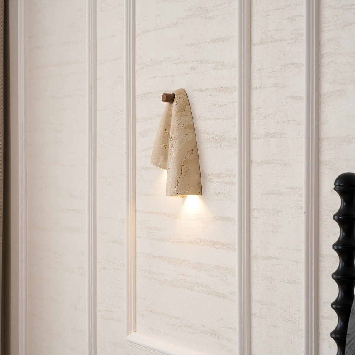 Modern Travertine Wall Light 2-Light