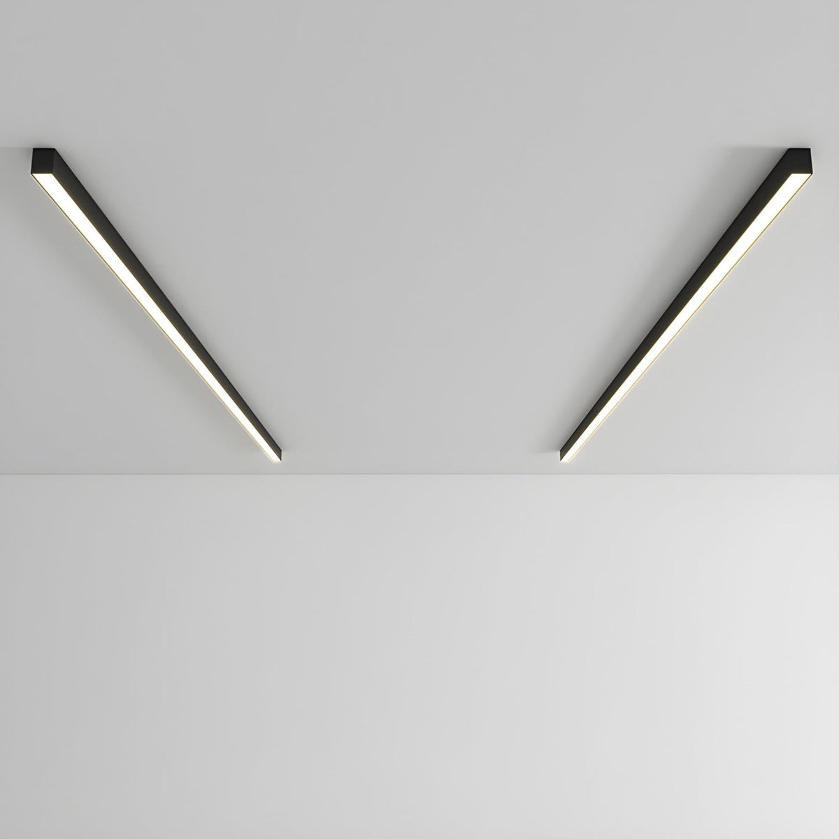 Minimalist Aluminium Linear Ceiling Light 1-Light