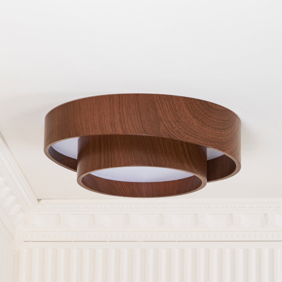 Scandinavian Iron Flush Ceiling Light 1-Light