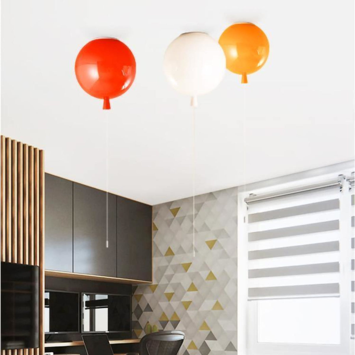 Modern Acrylic Flush Ceiling Light 1-Light