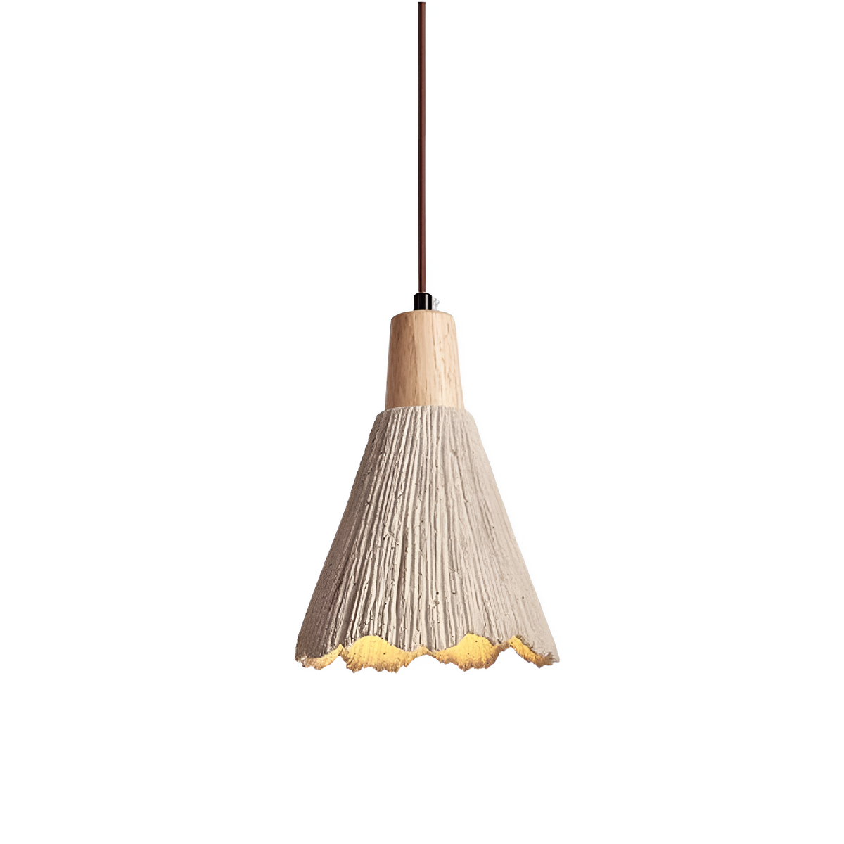 Wabi-Sabi Cement E27 Pendant Light 1-Light