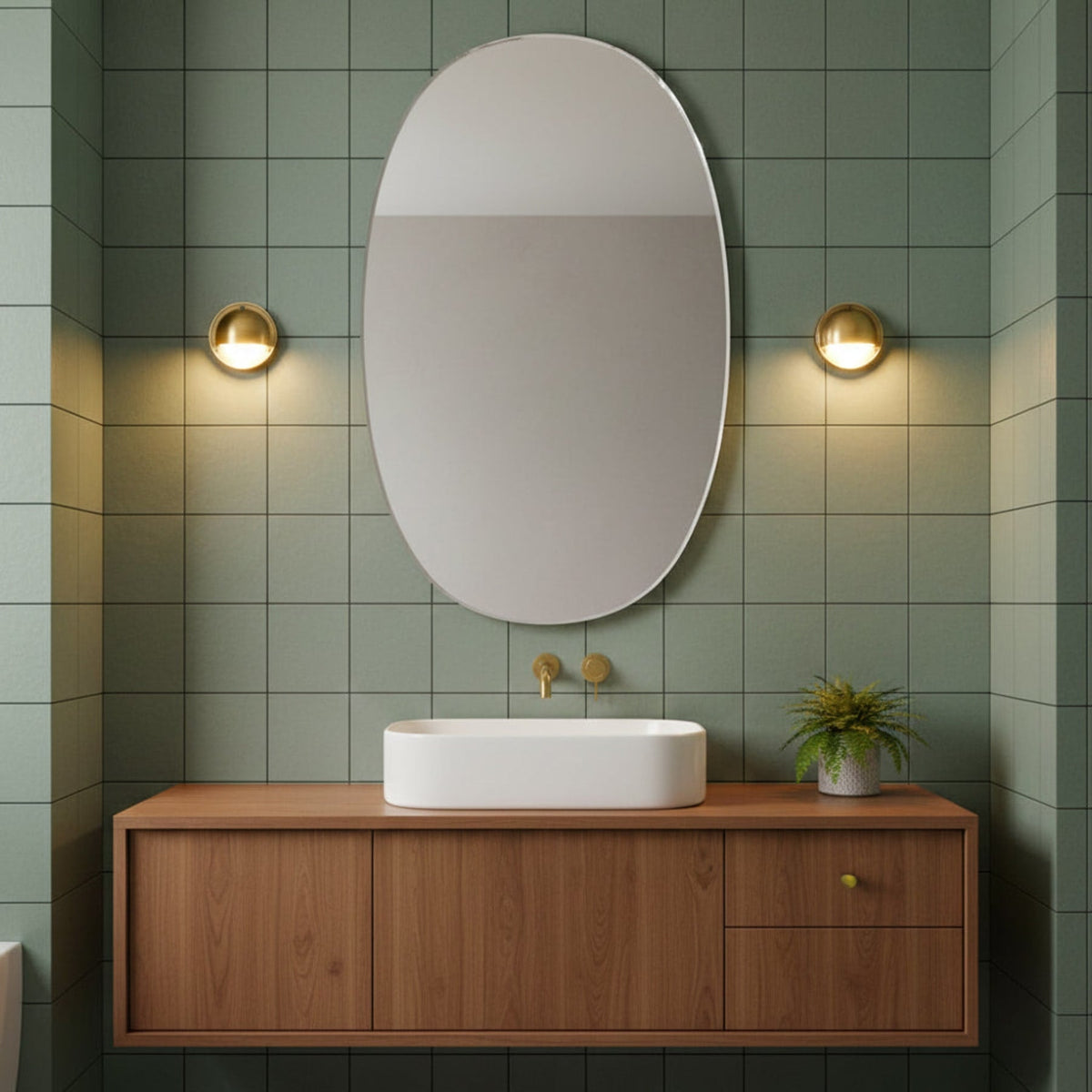 Modern Copper Dimmable Tri-Colour Wall Light 1-Light
