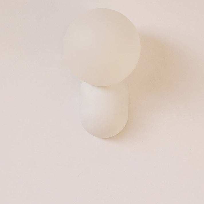 Contemporary Glass Globe Wall Light | 1-Light
