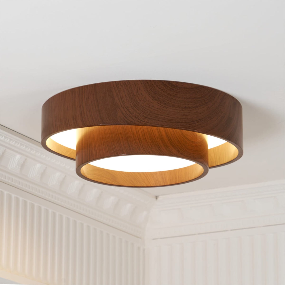 Scandinavian Iron Flush Ceiling Light 1-Light