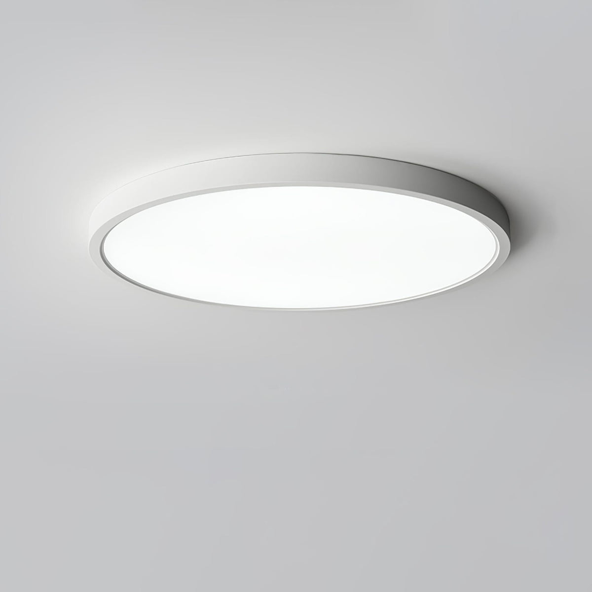 Minimalist Iron Slim Low-Profile Ceiling Light 1-Light