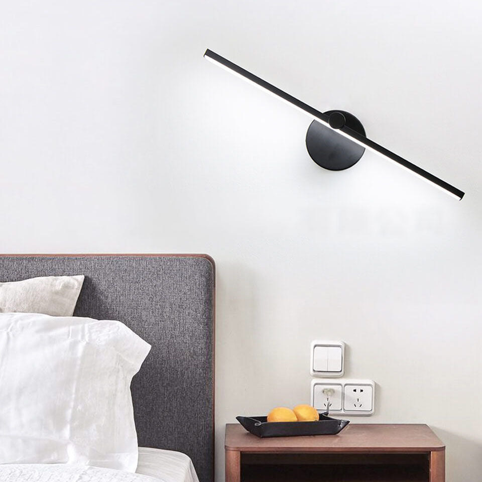 Scandinavian Minimalist Long Bar LED Wall Light | 1-Light