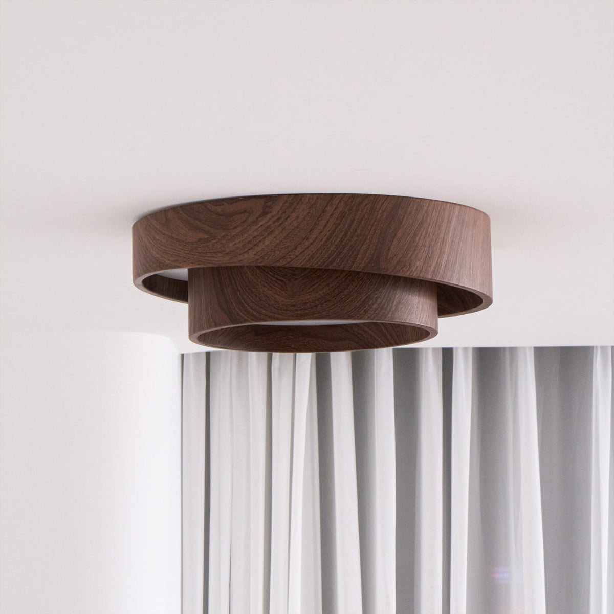 Scandinavian Iron Flush Ceiling Light 1-Light