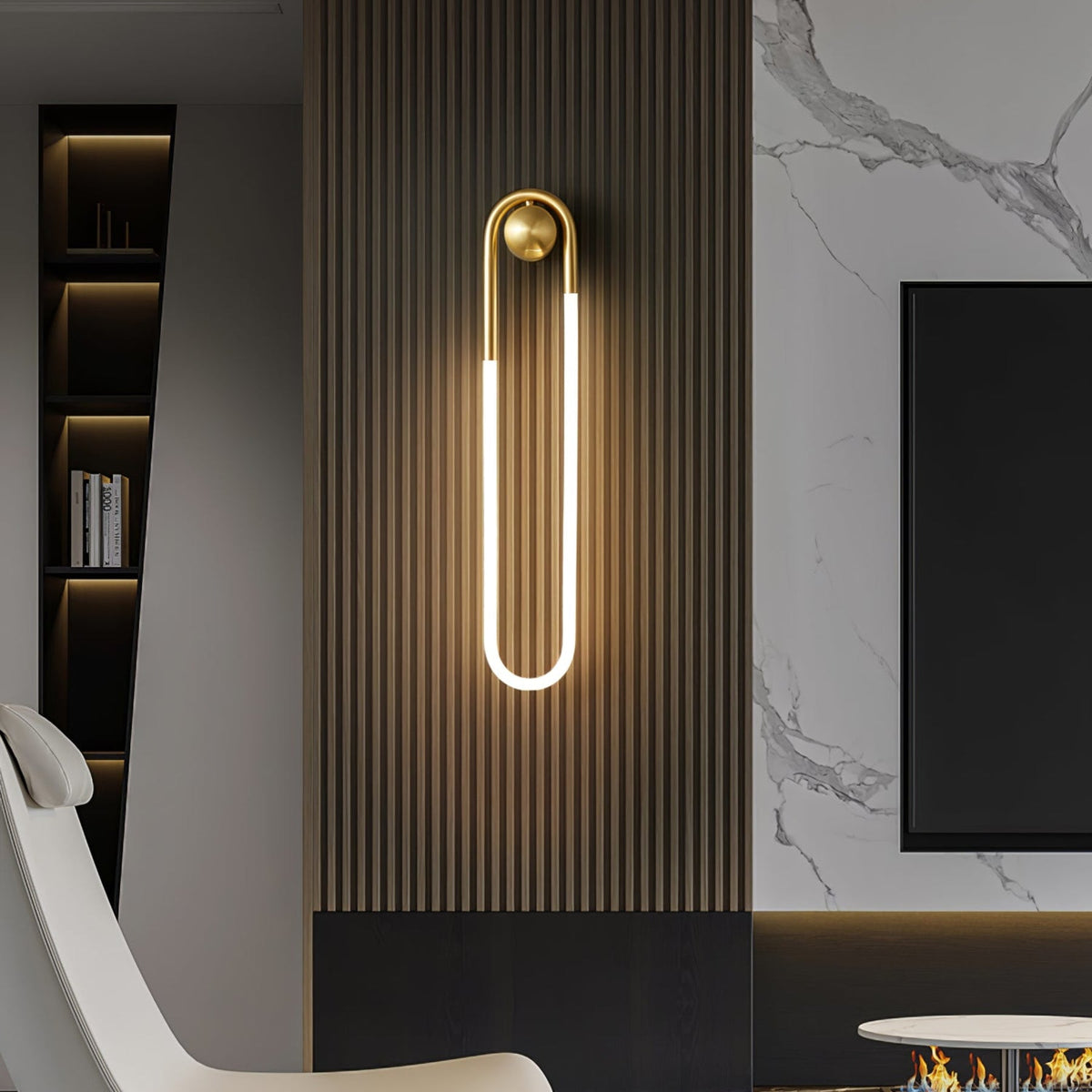 Minimalist Iron Wall Light 1-Light