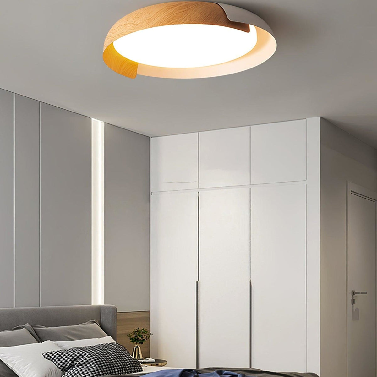 Modern Acrylic Flush Ø46 Ceiling Light 1-Light