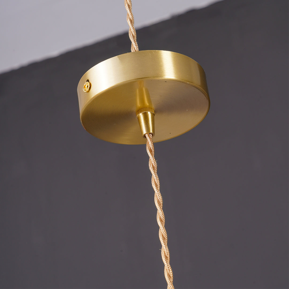 Contemporary Grass Flower Pendant Light 1-Light