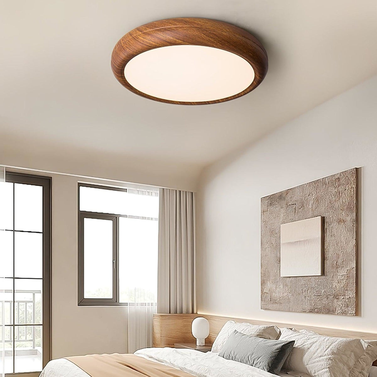 Scandinavian Iron Flush Ø30 Ceiling Light 1-Light