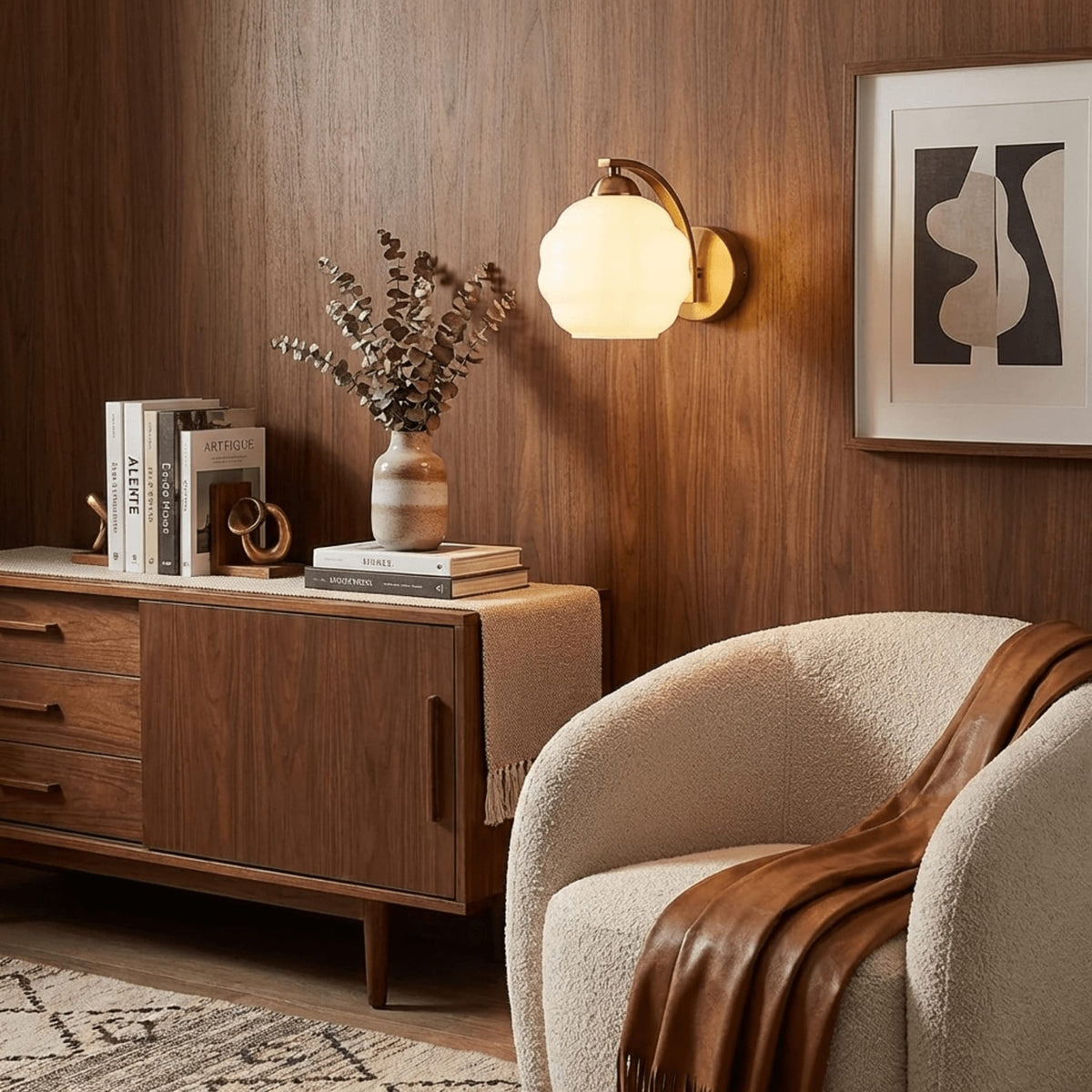 Modern Iron Ø15 Wall Light 1-Light