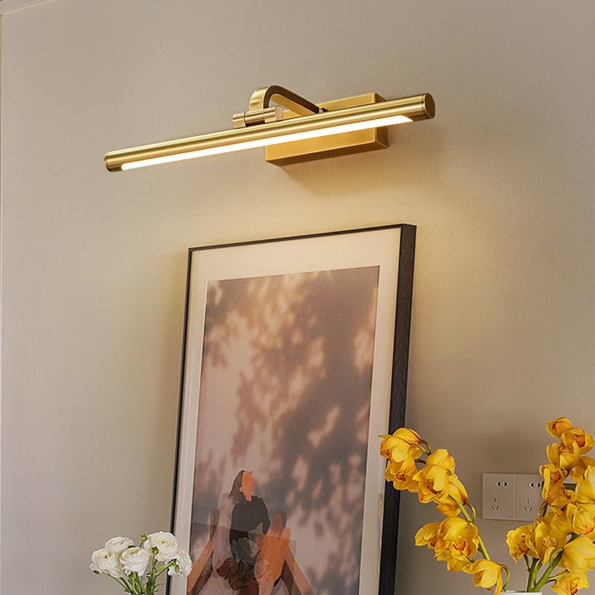 Modern Iron USB Power Wall Light 1-Light