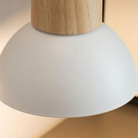 Scandinavian Wood Dome Wall Light | 1-Light