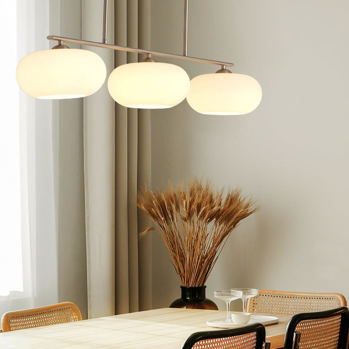 Modern Iron Tri-Colour Pendant Light 1-Light