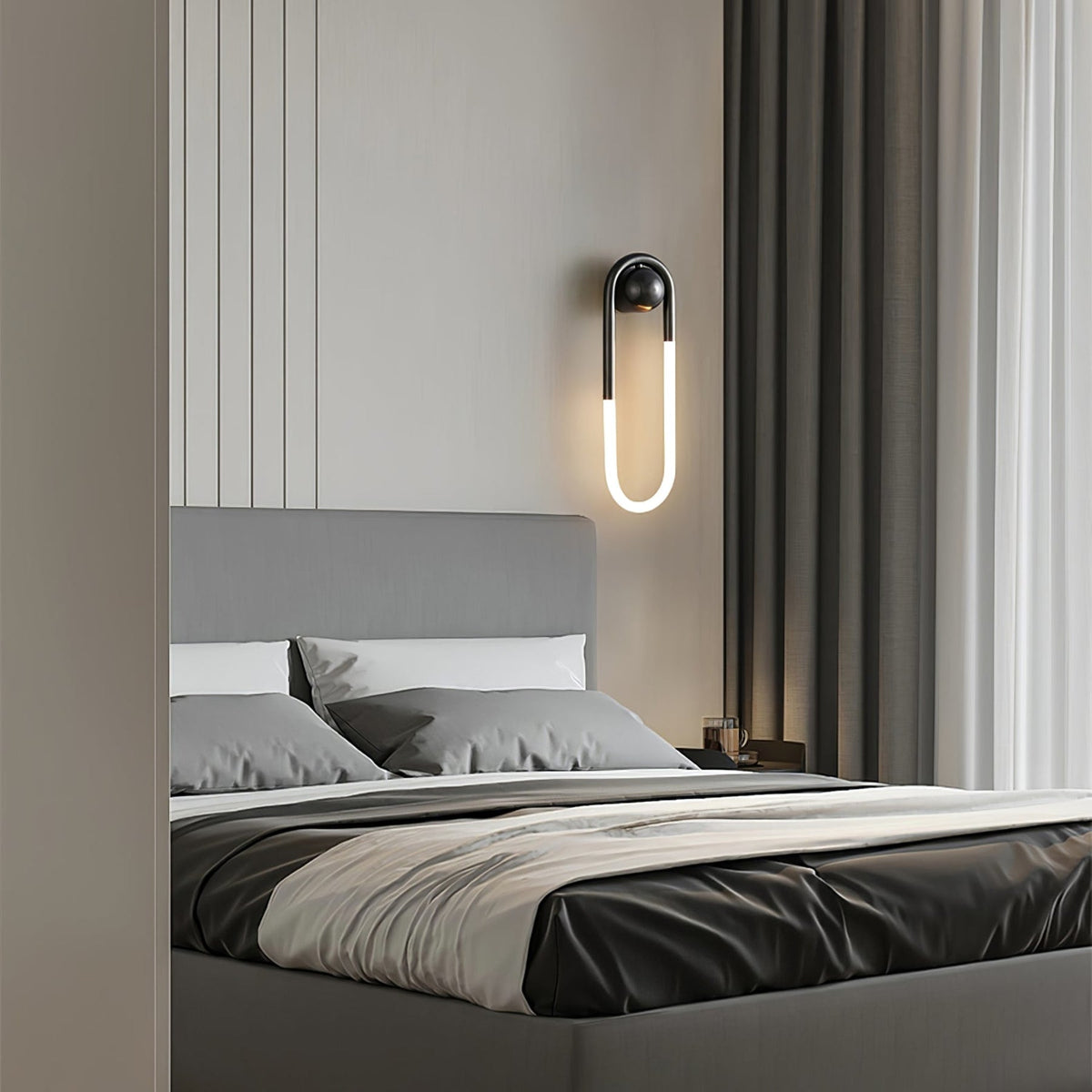 Minimalist Iron Wall Light 1-Light