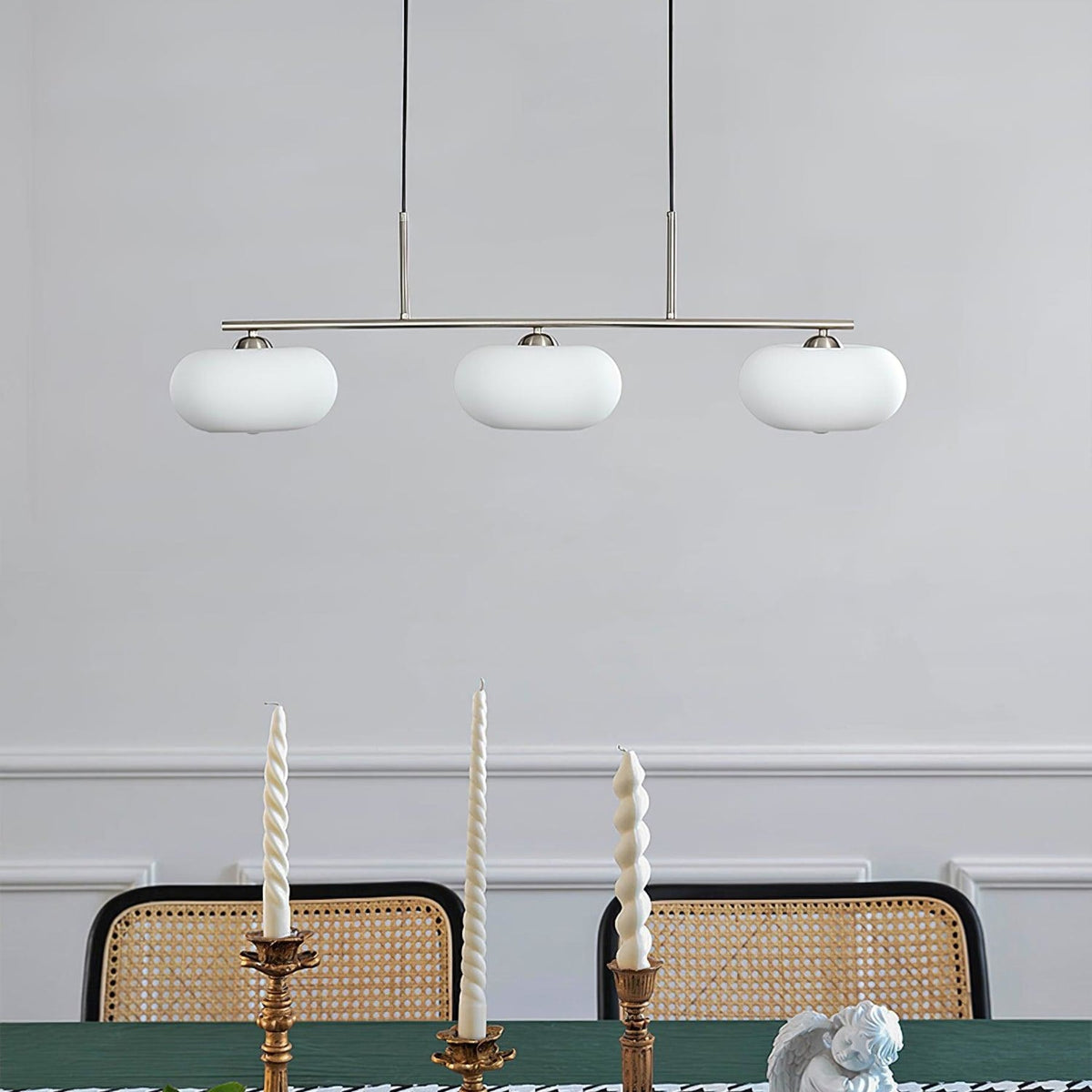 Modern Iron Tri-Colour Pendant Light 1-Light