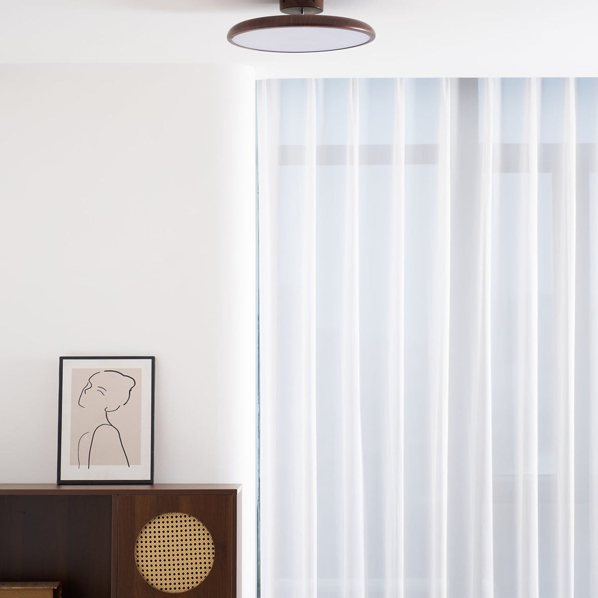 Scandinavian Iron Tri-Colour Ceiling Light 1-Light