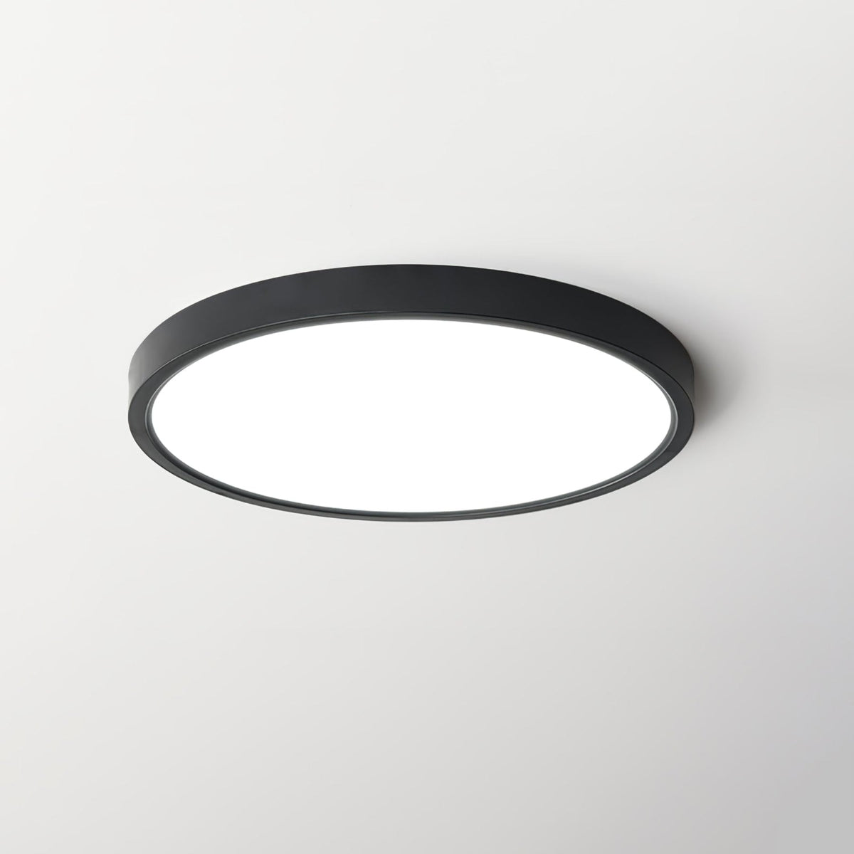 Minimalist Iron Slim Low-Profile Ceiling Light 1-Light