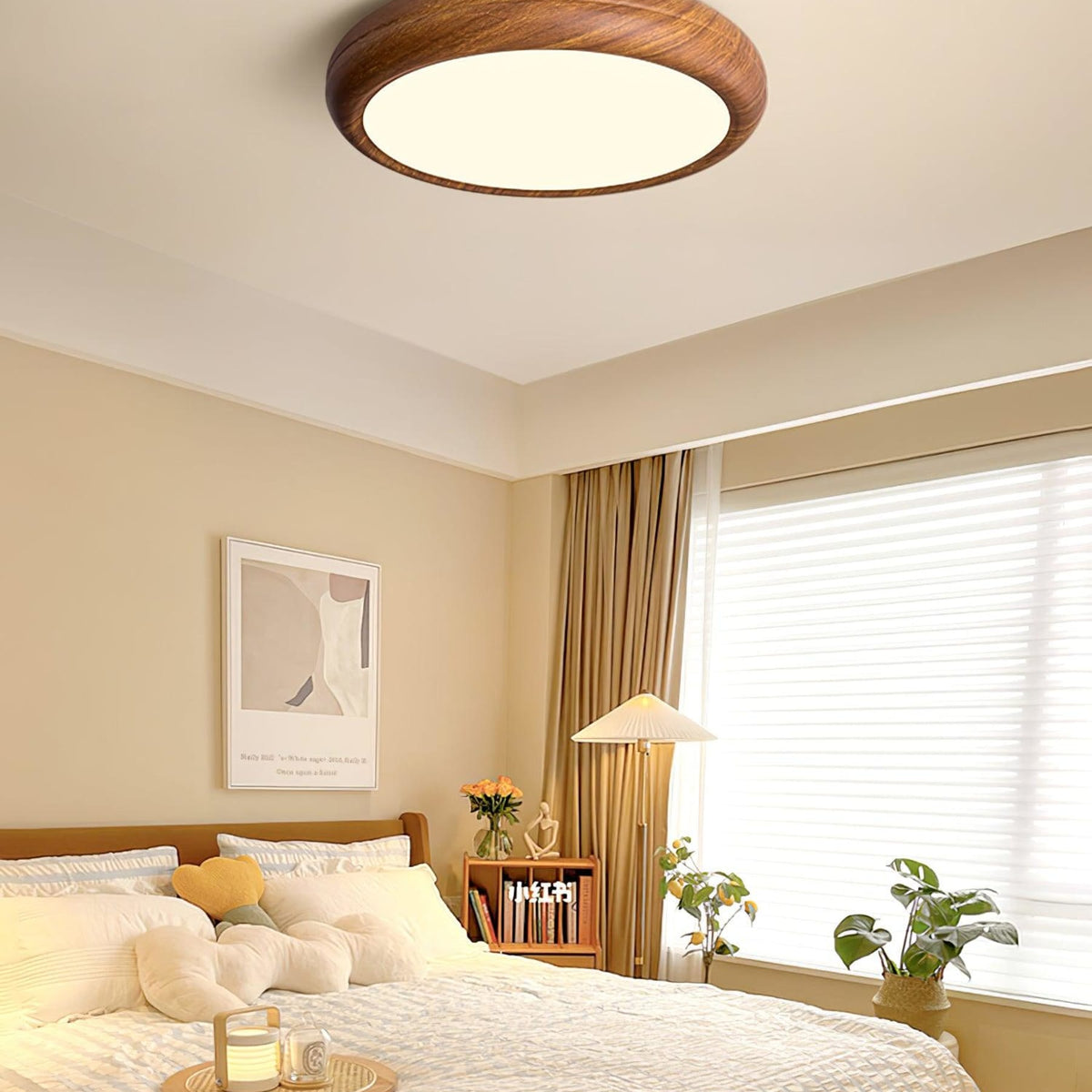 Scandinavian Iron Flush Ø30 Ceiling Light 1-Light