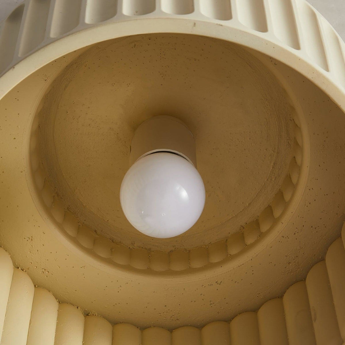 Modern Resin Semi-Flush Ceiling Light 1-Light