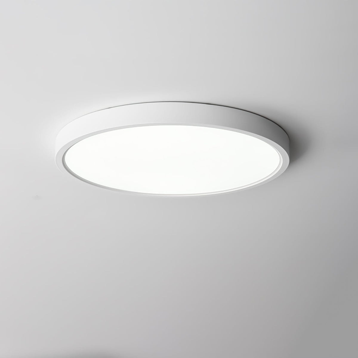 Minimalist Iron Slim Low-Profile Ceiling Light 1-Light