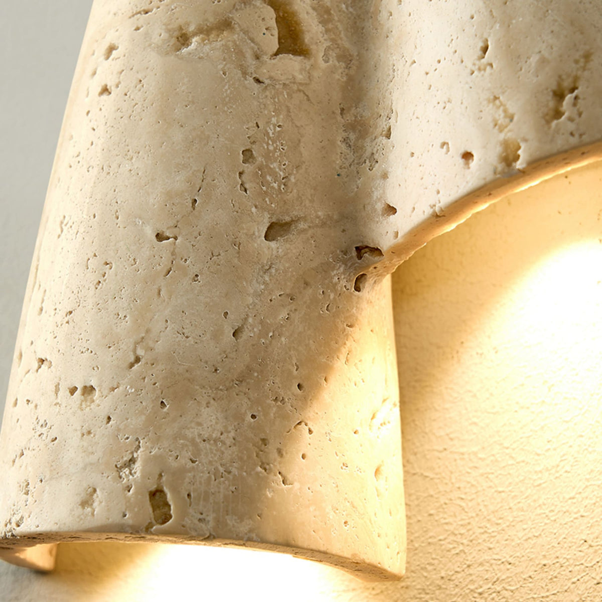 Modern Travertine Wall Light 2-Light