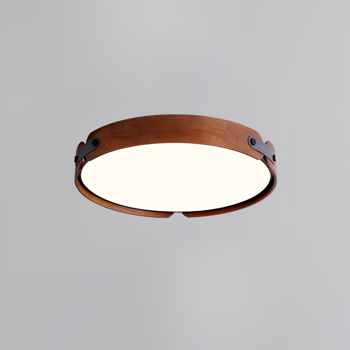 Scandinavian Iron Slim Low-Profile Ceiling Light 1-Light