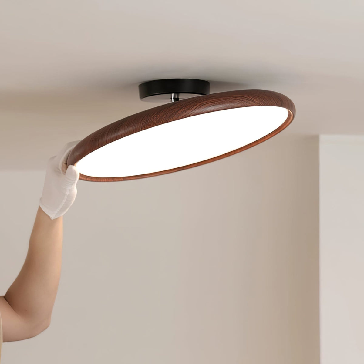 Scandinavian Iron Tri-Colour Ceiling Light 1-Light