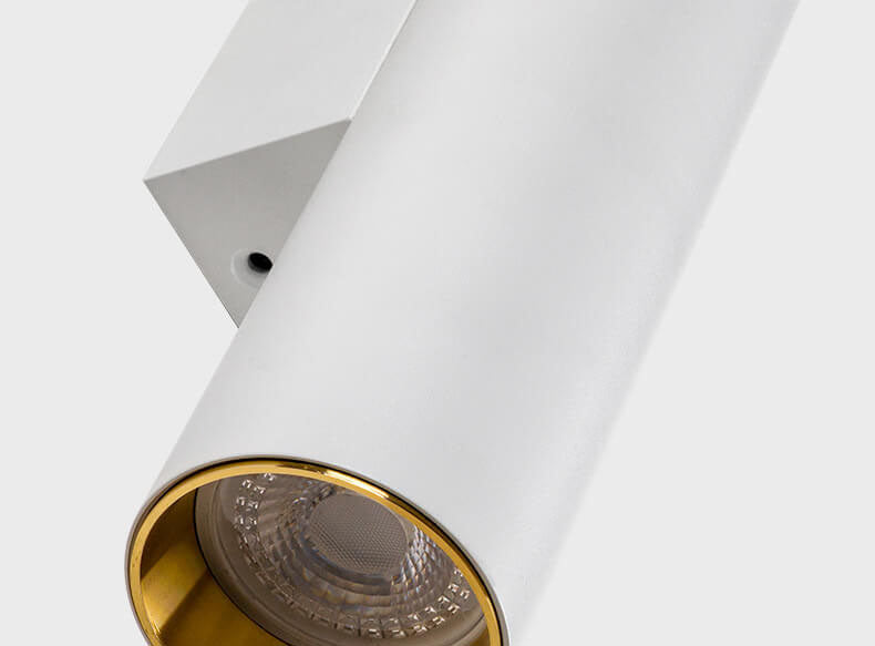 Contemporary Cylindrical LED 2-Light Wall Sconce