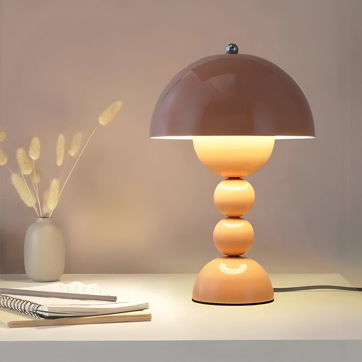 Contemporary Acrylic Stacked Sphere Table Lamp 1-Light