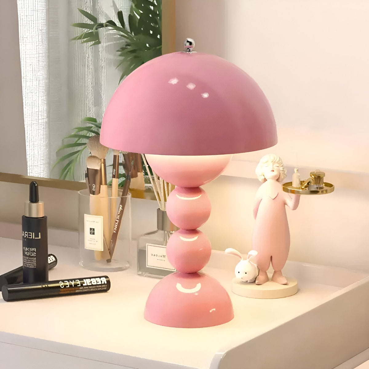 Contemporary Acrylic Stacked Sphere Table Lamp 1-Light