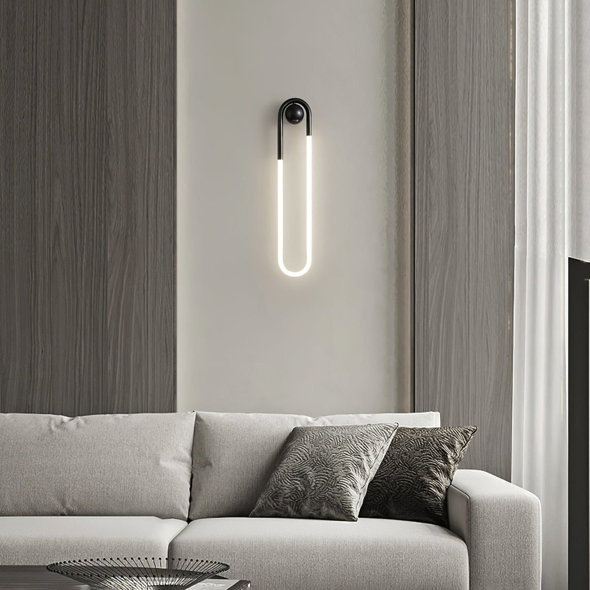 Minimalist Iron Wall Light 1-Light